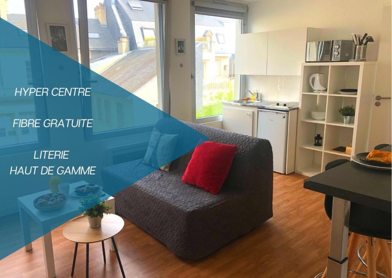 Hyper Centre - Wifi Fibre Gratuit - Jergweloh - Le Parisien Lägenhet Caen Exteriör bild